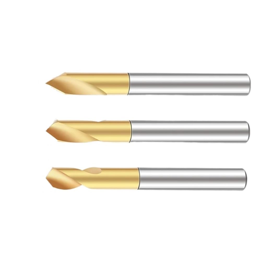 Set di punte da trapano M35 HSS contenenti cobalto, 120, 60, 90 gradi, punta da trapano centrale 2.0-20 for lavorazione al tornio di acciaio inossidabile(60 Degrees,16.0x115)