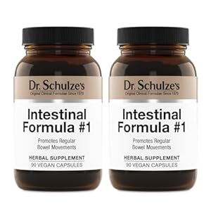 Dr. Schulze’s Intestinal Formula #1 Colon Bowel Cleanse, 90 caps, 2 Count