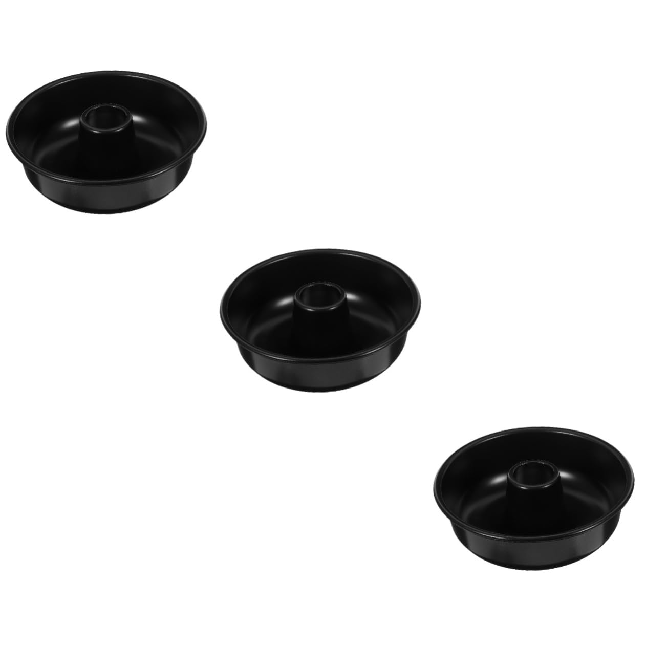 TOPBATHY 3 Pièces moule à beignet moules à gâteaux en mousse moule de cuisson de gâteau de ménage rôtissoire poêle à frire moule à gâteau pour moule à gâteau en métal miniature