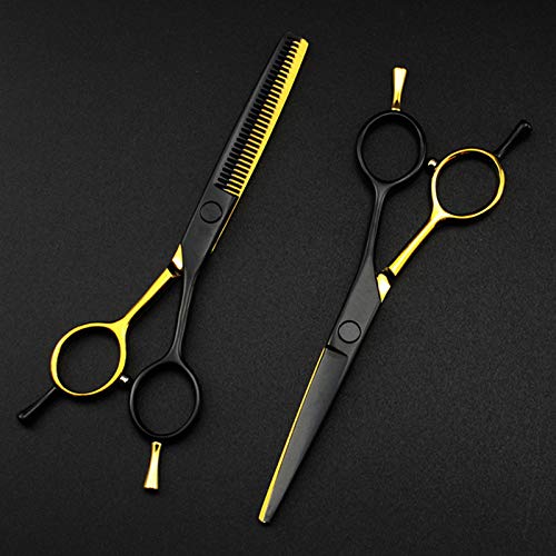 Ciseaux à cheveux 440c dorés de 14 cm pour une coupe nette et durable