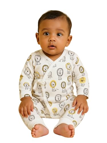 Image of The Mom Store Baby Romper Jabla Style For Boys And Girls | Cotton | Soft Infant Bodysuit | Trendy Stylish Sleepwear For Newborn Baby | Printed | Unisex Comfortable Everyday Baby Wear