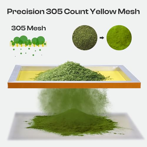 Cadre d'impression en aluminium avec maille jaune 305 Caydo pour tissus - 4