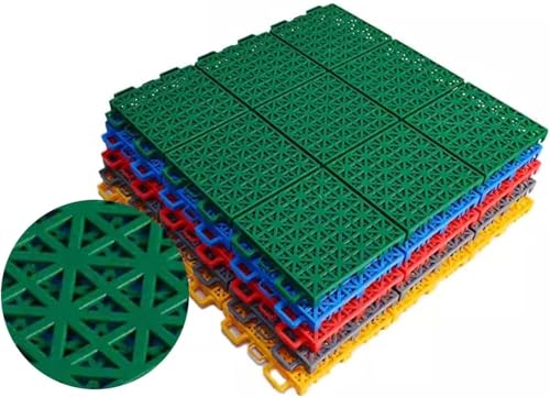 Esteras entrelazadas modulares para terrazas limpias y caminos de jardín 2