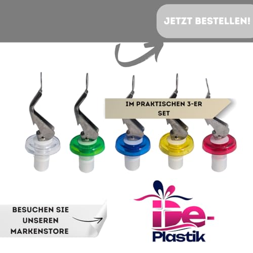 Flaschenverschluss De-Plastik Universal für Sekt, Wein und Bier