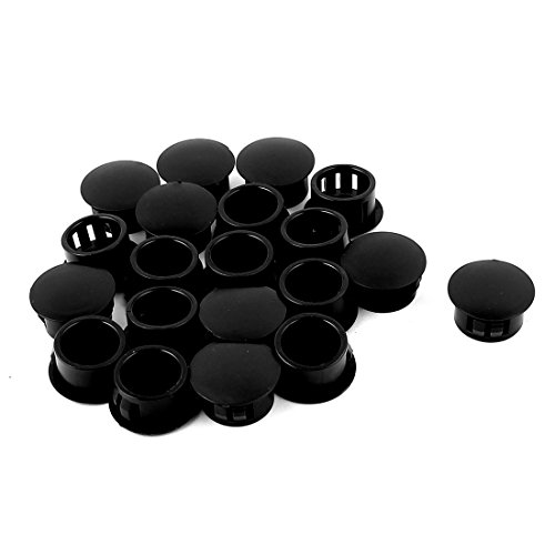 Conectores de montaje negro de nailon 20 pcs miniatura 1