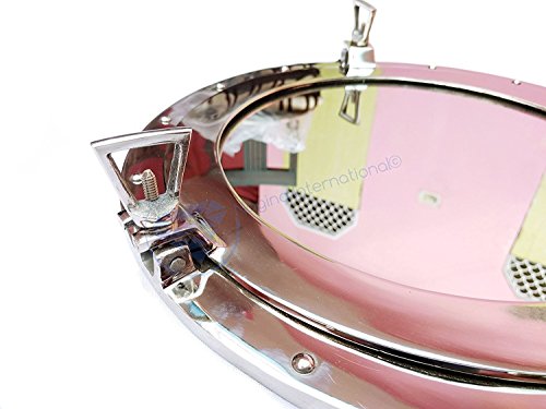 Nagina-International-12-Nautical-Nickel-Plated-Premium-Ships-Porthole-Mirror-Maritime-Wall-Decor-Plane-Mirror 41PYoDNcEpL