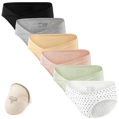 HBselect Set 6 Pezzi di Slip per Donna Traspirante e