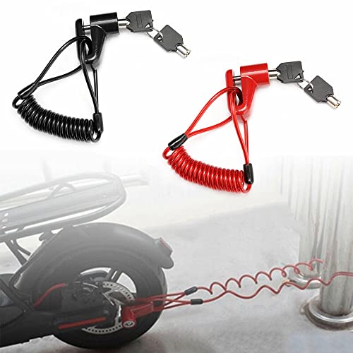 Trava de freio a disco trava de fio de aço antirroubo para motocicleta bicicleta rodas armário com c
