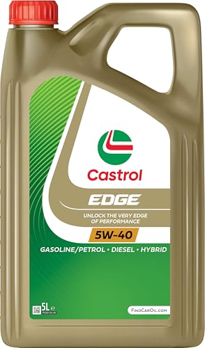 Castrol EDGE 5W-40 Advanced Fully Synthetic Engine Oil Meets ACEA C3 & API SN/CF Specifications 5L