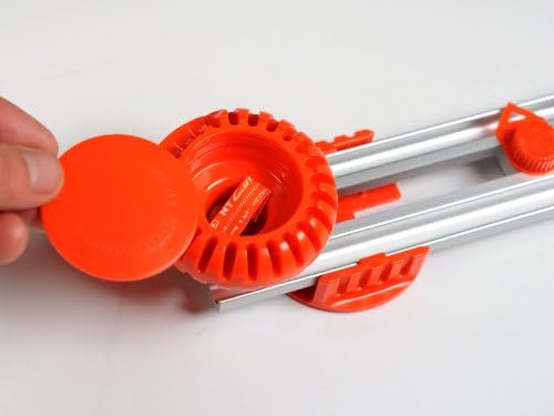 Miniatura 10 de NT Cutter Cortador de tablero ovalado y circular de 45 grados, 1 cortador (OL-7000GP), rojo