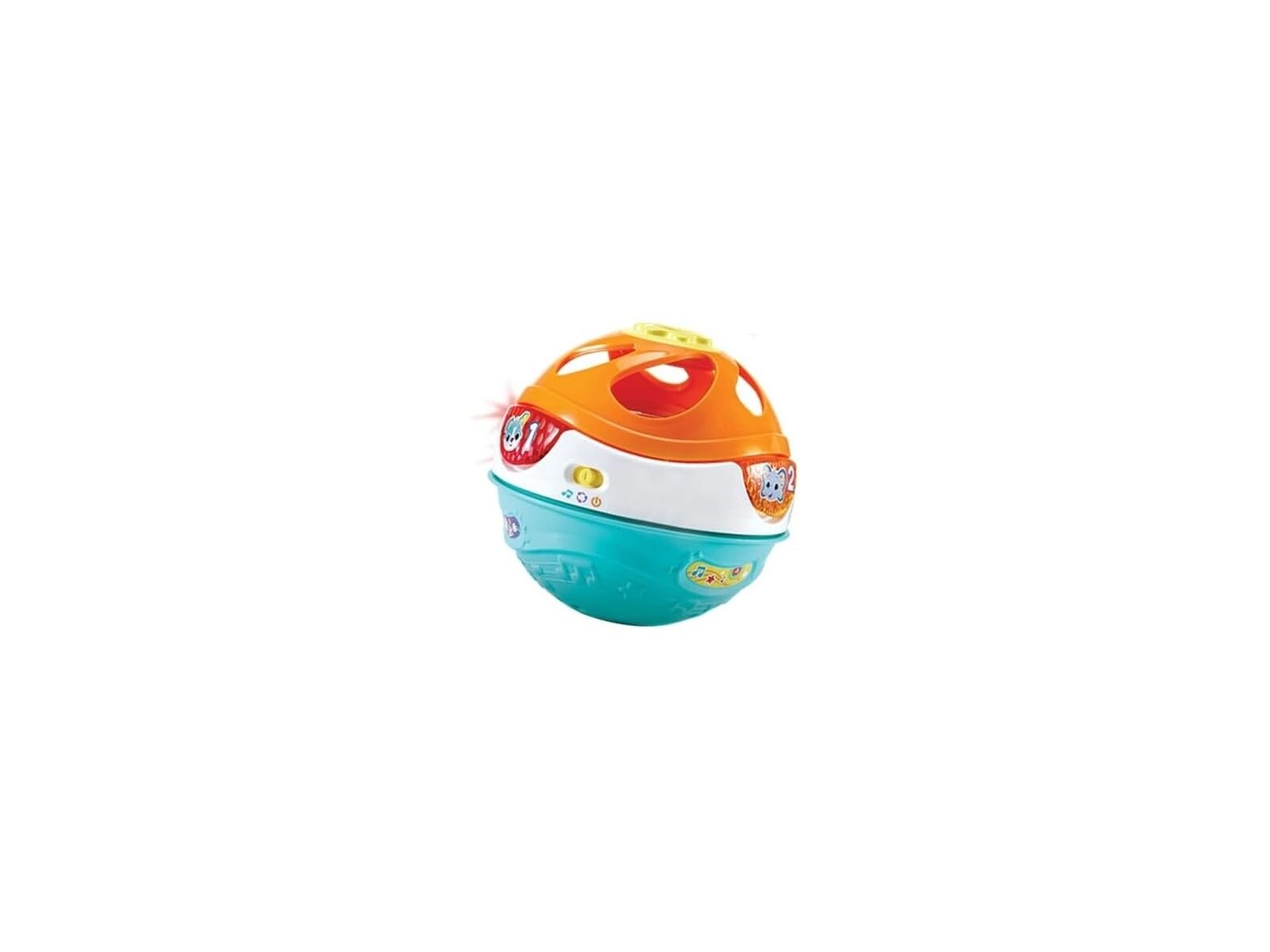 VTech - Rueda la Bola 3 en 1, Pelota interactiva para bebés +9 Meses, transformable en diábolo y Tambor, Versión ESP