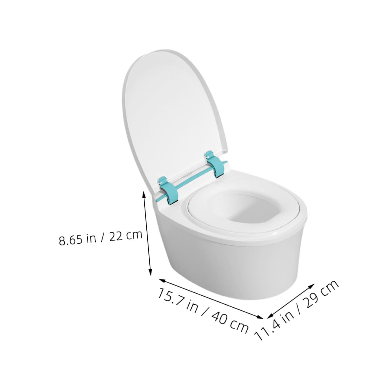 Gatuida Tragbares Töpfchen für Kleinkinder Praktischer Toilettensitz mit Herausnehmbarem Einsatz Leicht und Stabil für Hause und Unterwegs als Kindertoilettentrainer