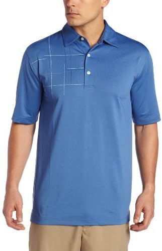 Greg Norman Collection Men's Engineered Print Polo Shirt