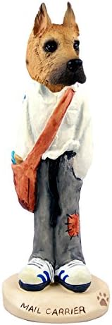 Fawn Great Dane Mail Carrier Doogie Collectible Figurine by The Doogies