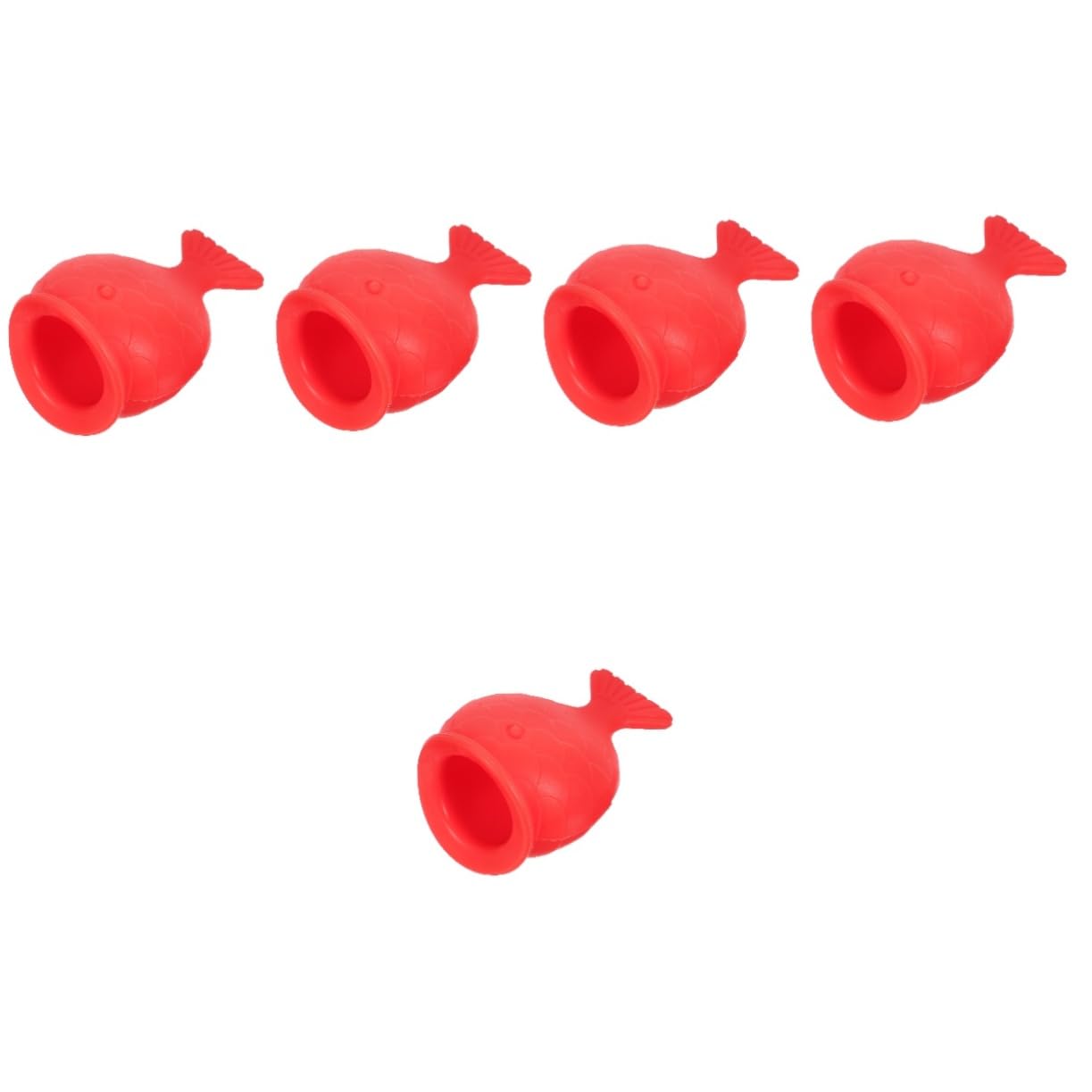 Didiseaon 5 Pezzi Dispositivo Volumizzante Labbra in Silicone A Forma Di Pesce Strumento Idratante Per Labbra Volumizzanti