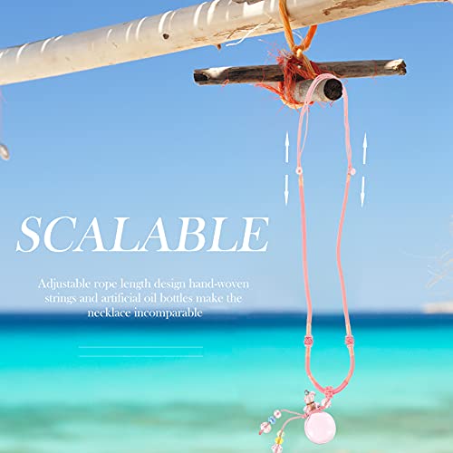 FOMIYES Decoração de carro colar feminino gargantilha colar garrafa de óleo essencial colar difusor