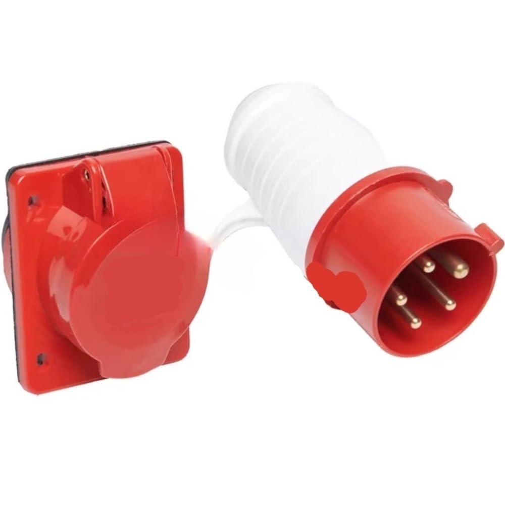 Prise de courant triphasée adaptée aux générateurs 380V 16A 32A(16A Plug Socket)
