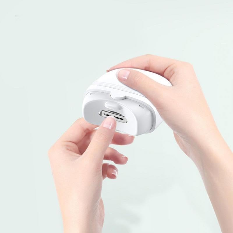 Elektryczny Automatyczny Obcinacz Do Paznokci Manicure Obcinacz Do Paznokci Do Nożyczek Dla Dorosłych Pedicure Grube Paznokcie, Green