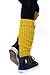 YELETE Fashion Mic Kids Fun and Cute Legwarmers - Flower (kids one size, yellow)