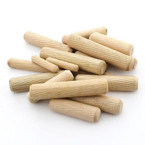 Generic 20pcs M10 Wooden Needle Bolt Round raft Cork Twill Wood pin Nails Wedge Wooden Shaft Connector 30mm-80mm Length - (Dimensions: M10x80mm)