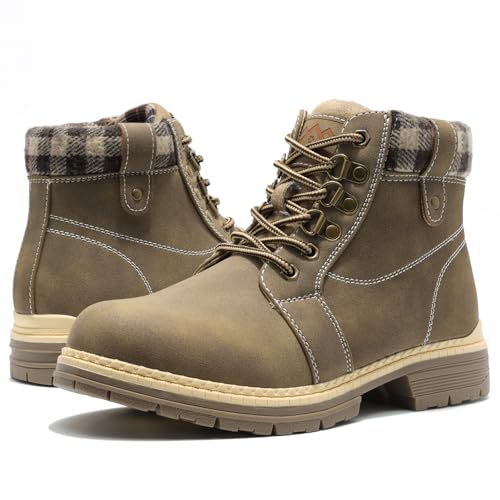 COTTIMO Womens Hiking Snow Winter Boots- Ladies Casual Outdoor Lightweight Ankle Boots Work Backpacking Lace up Fur Lined Walking Trekking Shoes3