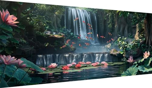 Kit Complet Diamond Painting 5D Grand Format 100x220 | Peinture Diamant Fleur