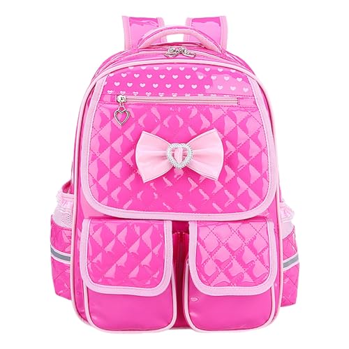 Image of Korean Style Solid Color Backpack with Soft Dream Pop & Plush Keychain | Multi-layer Large Capacity Lightweight School Bag | Anti-Theft Pocket, Waterproof Casual Daily Rucksack for Teen Girls