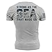 Grunt Style USN - Forged by The Sea Men's T-Shirt - (Athletic Heather, 3X-Large)