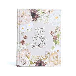 Book cover KJV Notetaking Bible, Large Print Hosanna Revival Edition, Blush Cloth Over Board, KJV Holy Bible, Red Letter, Single-Column, Journaling Space, Reading Plan, Easy-to-Read Bible Slab Type