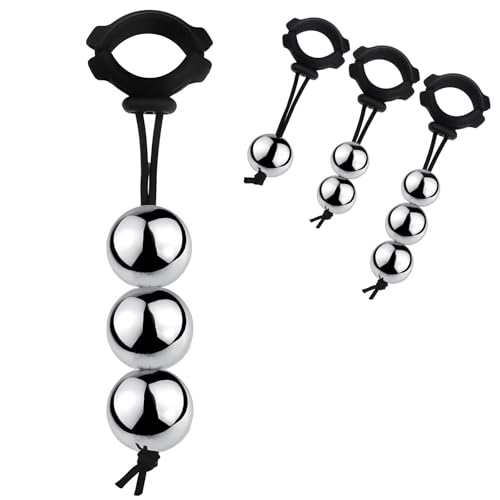 Extra Heavy Weight Stretch Training Ring with Metal Ball, Men's Special Fitness Accessory -E47CCUS (25mm, Triple：A)