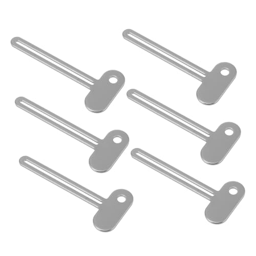 SOESFOUFU 6pcs Extrusion Tool Metal Tube Pressers Tube Squeezer Tool Toothpaste Tube Roller Squeezer Toothpaste Squeezer Roller Metal Tube Squeezers Squeezer Tools Silver Aluminum Alloy