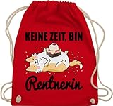 Turnbeutel Rucksack - Taschen - Keine Zeit, bin Rentnerin mit Hund | Rente | Corgi...