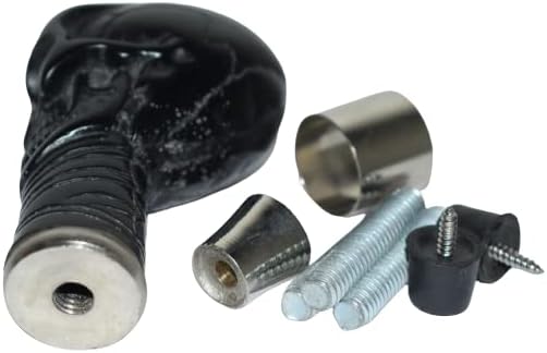 Miniatura 2 de FICUS GIFT Mango de calavera negra con ketet completo para bastón