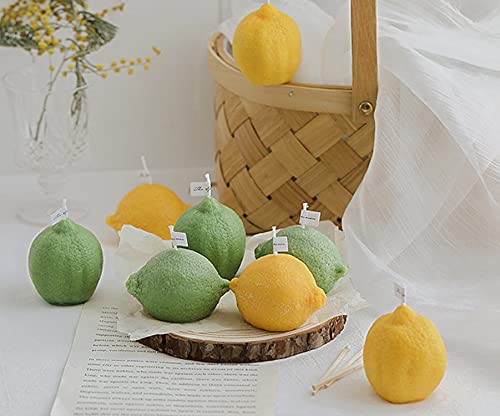 Bougie décorative citron jaune comme idée cadeau d'anniversaire - 5