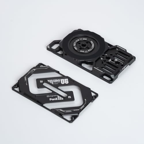 Magnetic Aluminum Expansion Case for Samsung SSD T7 - with 1/4 Screw Mounting (Black) - image 2