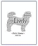 Shih Tzu Dog Art Print Portrait • Personalized Home Decor and Gift for Women, Men, Kids and Dog Lovers • 8.5 x 11” • 11 x 14” Mat + Mount • Handmade USA