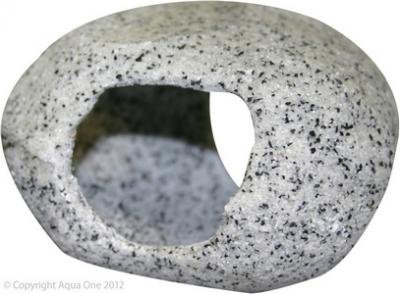 Aqua One Round Cave Aquarium Ornament, Large, 12.5 x 12 x 8 cm, Marble — image 1