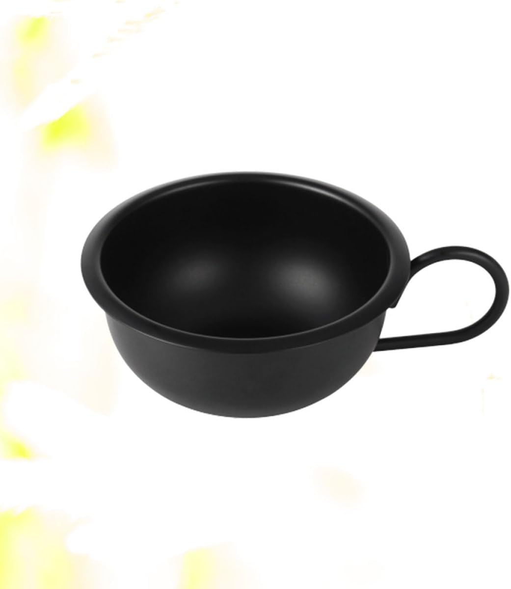 FUOYLOO Men Shaving Soap Bowl Metal Shaving Cream Bowl for Barber Use for Home and Salon Use