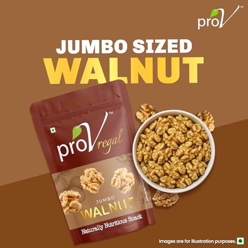 Image of ProV Regal - Walnut 200 gm | Jumbo Size walnuts | Gourmet Nuts | Healthy Snack | Fresh and Natural