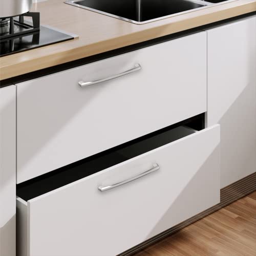 Image of 10 Pack 9 Inch Brushed Satin Nickel Cabinet Pulls and Drawer Handles for Kitchen and Dresser Cabinets