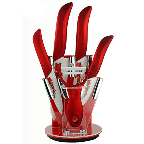 Kitchen Ceramic Knife Set Professional Knife With Sheaths Super Sharp Rust Proof Stain Resistant