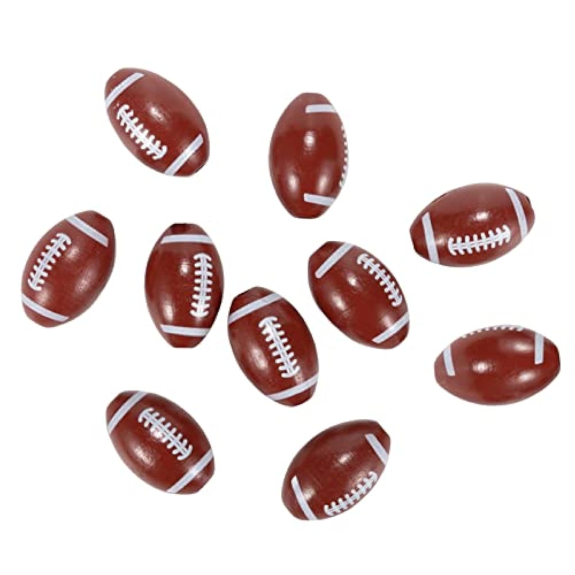 Small Oval Wooden Beads Rugby Ball for Jewelry Craft Making