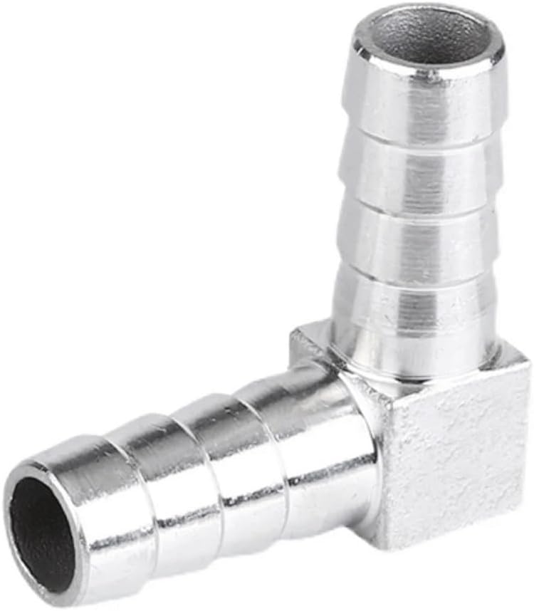 Garden hose connector,Hose Connector Hose Barb 304 Stainless Steel Elbow Pipe Fitting Coupler Connector Adapter, for Home Improvement Hose Connectors Accessories