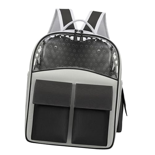 Leefasy Cat Backpack Carrier Breathable Versatile Ventilation Innovative Comfortable Pet Backpack Cat Carrier for Travel, Black