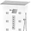 24X12 Inch Shower Brushed Nickel