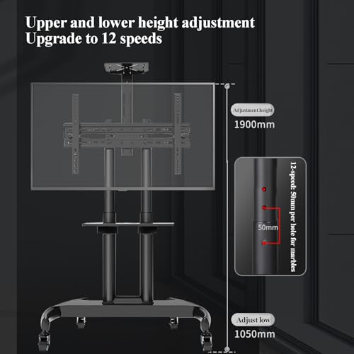 Soporte móvil ajustable para TV de 32-70 pulgadas miniatura 3