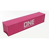 プラッツ/ケンクラフト 1/50 40フィート海上コンテナ ONE(Ocean Network Express) 塗装済み完成品 KK1009ONE