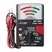 Gardner Bender GBT-500A Analog 1.5 V Button Cell/22.5 Photo/AA/AAA/12 V/9 V/Lantern Cells & More, Leads Battery Tester, Black
