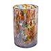 NOVICA Artisan Crafted Hand Blown Multicolor Confetti Recycled Glass Juice Glasses, 14 Oz. 'Carnival' (Set Of 6)