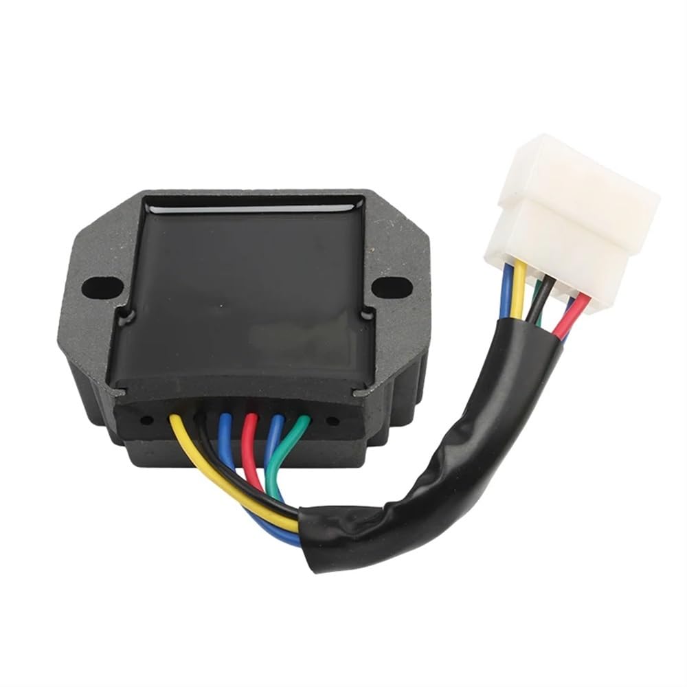 Regolatore di tensione, RS5101 Regolatore Di Tensione 6 Fili Per Kubota Elettronico Grasshopper RS5155 Accensione 12v Nero DC Accessori Moto